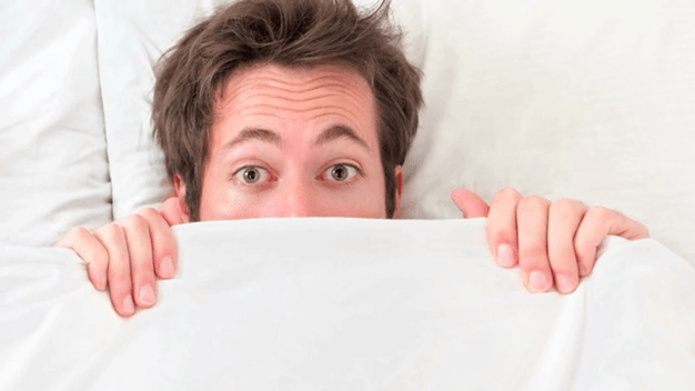 Man is shy for the size of the penis