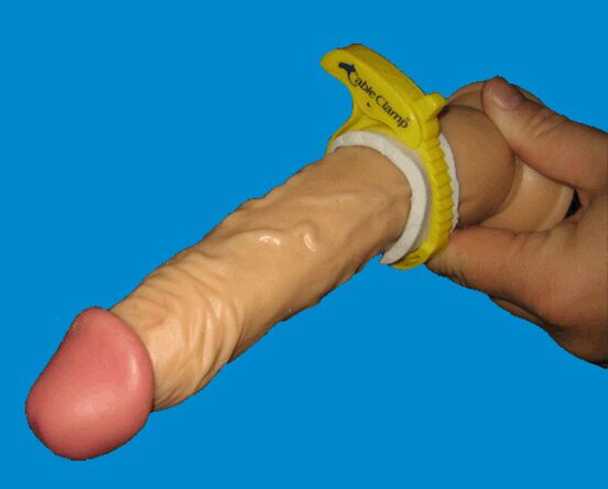 Clamp for penis enlargement